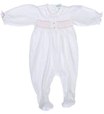 Coming Home Pink Smocked 3pc Set