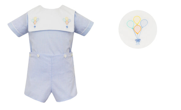 Blue Balloons 2pc Set