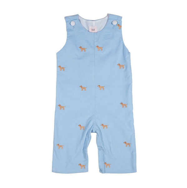 Blue Corduroy Yellow Lab Overall