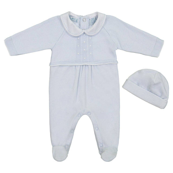 Blue Velour/Knit 1pc