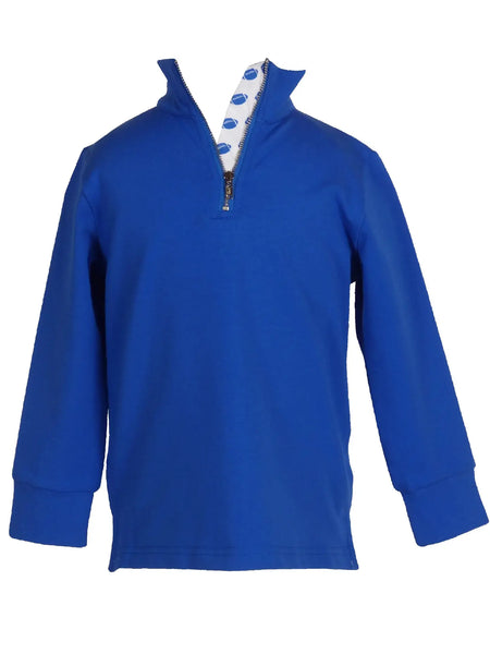 Blue Quarter Zip