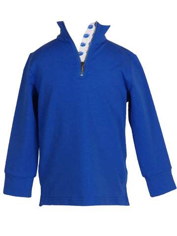 Blue Quarter Zip