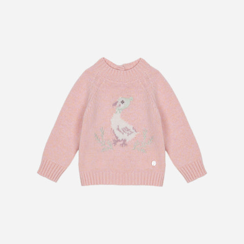 Pink Goose Sweater