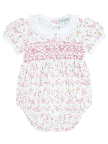 Smocked Butterflies Bubble