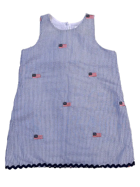 American Flag Sleeveless Dress