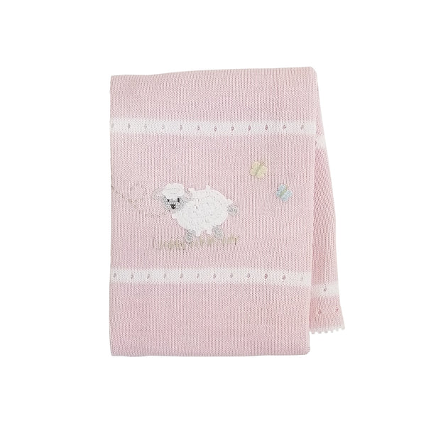 Pink Lamb Blanket