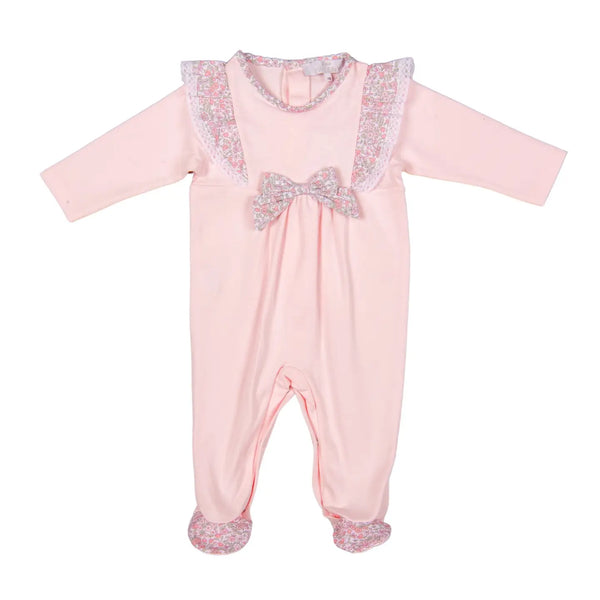 Pink Petite Fleur Footie