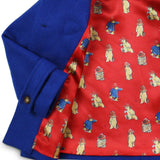 Royal Blue Toggle Paddington Bear Coat