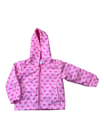 Girls Pink Whales Jacket