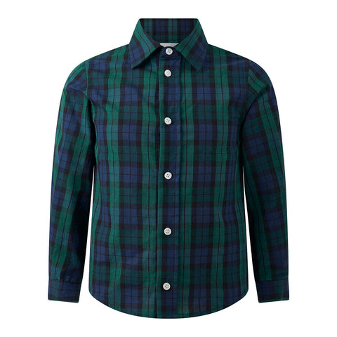 Blackwatch Plaid Shirt.  Sizes 4-10
