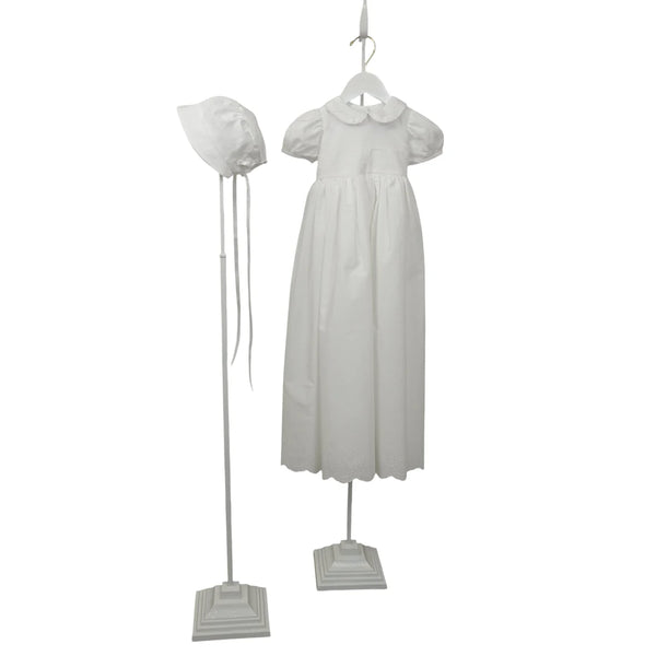 Cotton Batiste Christening Gown