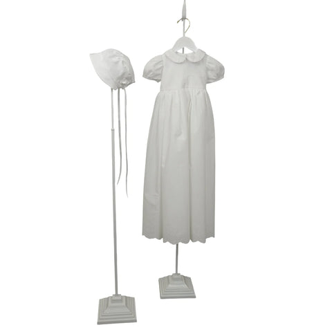 Cotton Batiste Christening Gown