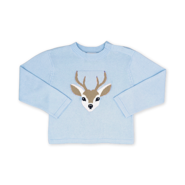 Blue Deer Sweater