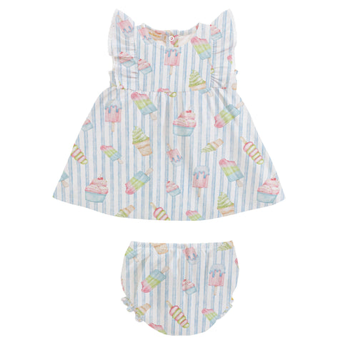 Pima Ice Cream Dress Set