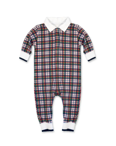 Boys Plaid Romper