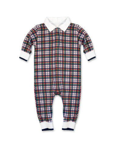 Boys Plaid Romper