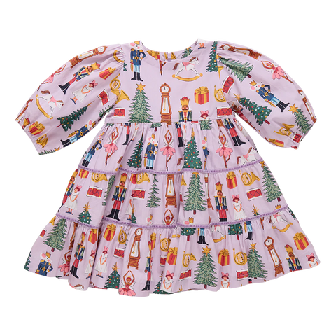 Pink Chicken Lavender Nutcracker Dress