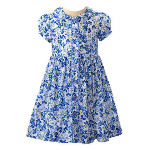 Rachel Riley Periwinkle Flowers Dress