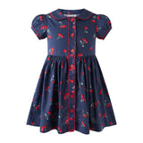 Cherry Buttonfront Dress