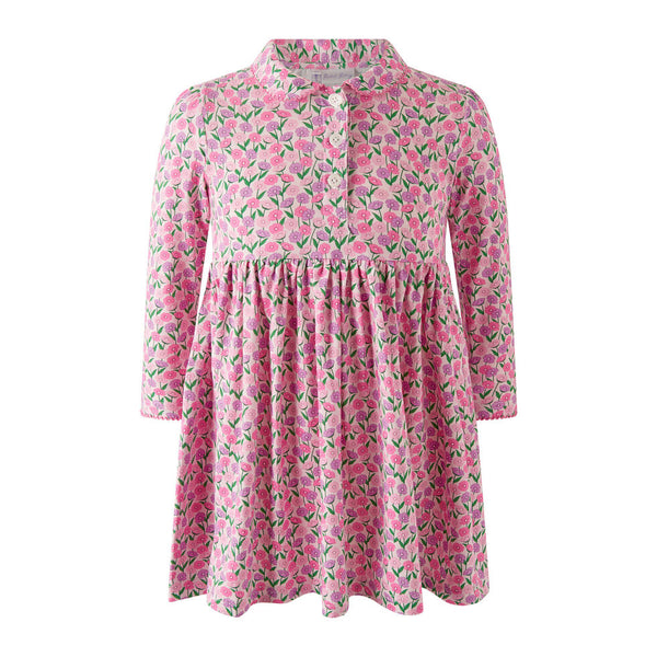 Pink Daisy Jersey DRess