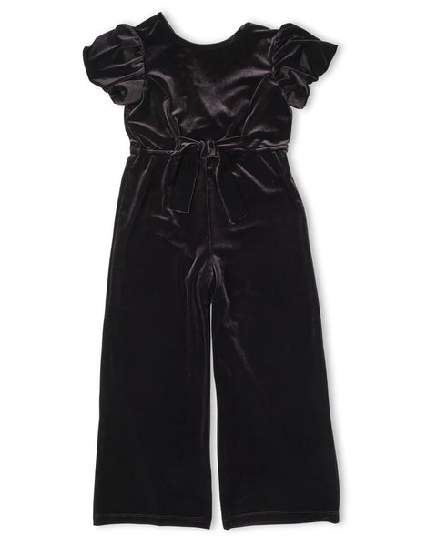 Black Velvet Jumpsuit