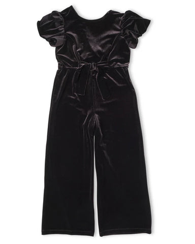 Black Velvet Jumpsuit