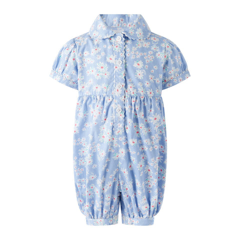 Blue Daisy Buttonfront Short 1pc