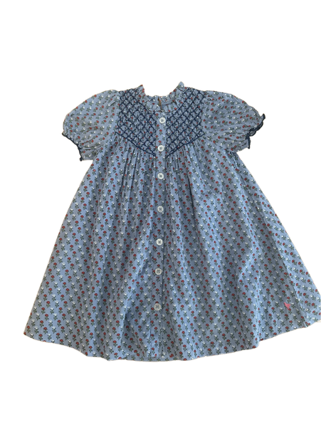 Blue Carnation Dress