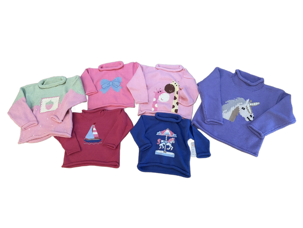 Girls Rollneck Sweaters
