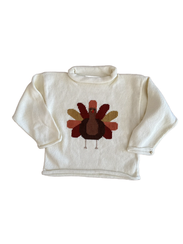 Turkey Rollneck Sweater. 12m-4t