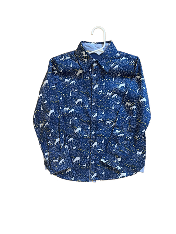 Blue Deer Buttondown