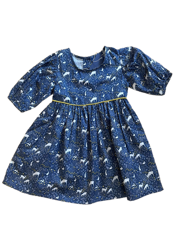 Blue Deer Dress