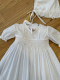 Smocked Christening Gown