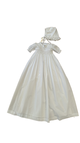 Smocked Christening Gown