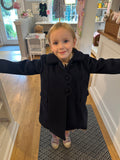 Navy Dress Coat.  Sizes 2-5