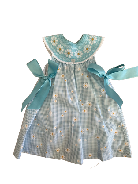 Turquoise Daisy Dress