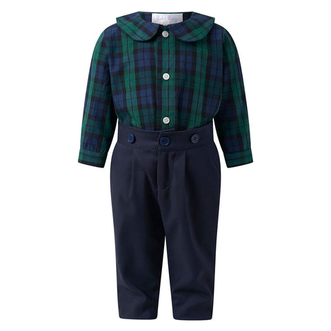 Blackwatch Plaid Shirt and Pants Set