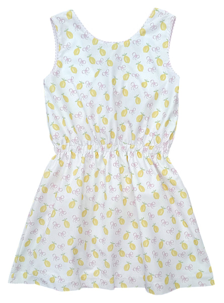 Lemons and Bows Knot Dress