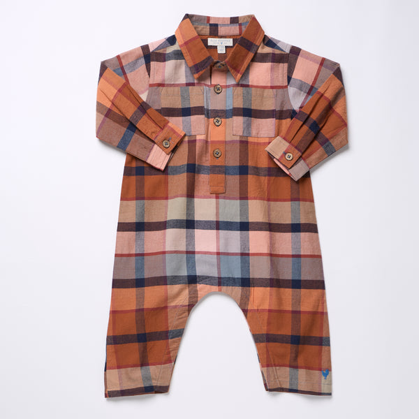 Hayride Plaid Romper
