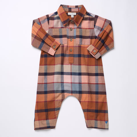 Hayride Plaid Romper