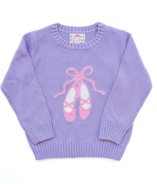 Lavender Ballet Slippers Sweater
