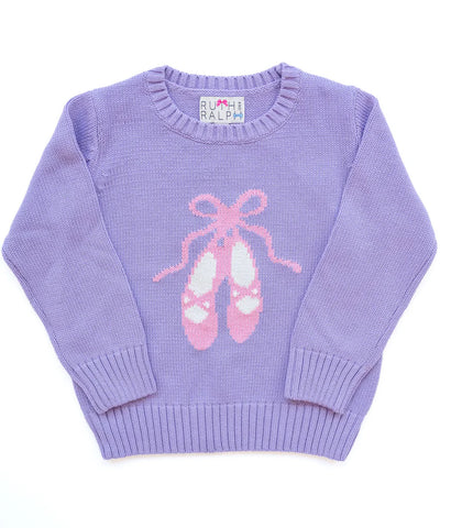 Lavender Ballet Slippers Sweater
