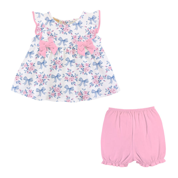 Bows and Flowers Bloomer Set