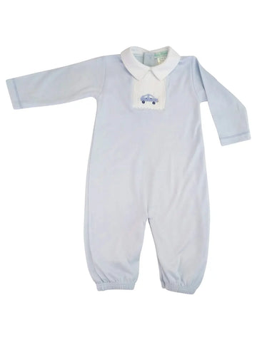 Blue Smocked Car 1pc