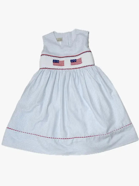Smocked Flag Dress