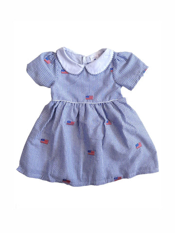 American Flag Collar Dress
