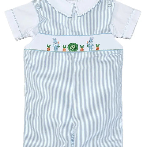 Blue Smocked Easter 2pc Jon Jon