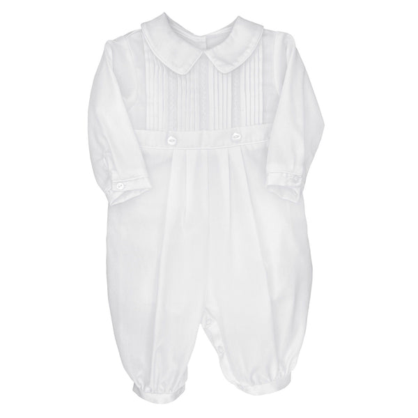 Boys Long Sleeve Christening Romper. 12m-24m
