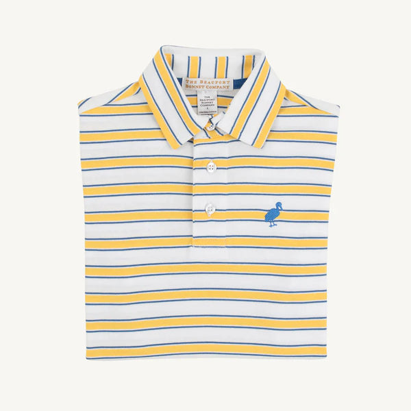 Yellow Striped Polo