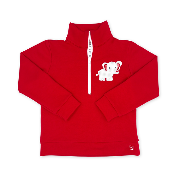 Red Elephant Half Zip